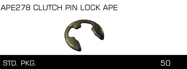 APE278 CLUTCH PIN LOCK APE